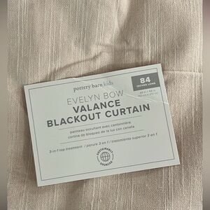 Evelyn Bow Valance Blackout Curtain